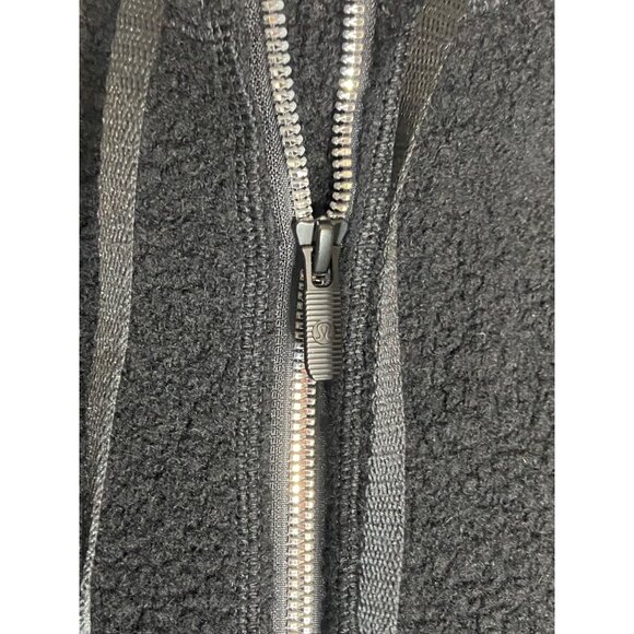 Lululemon So Sherpa Hooded Jacket Black-sz approx. 4 - Picture 3 of 10
